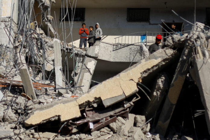Israeli air strike in Rafah